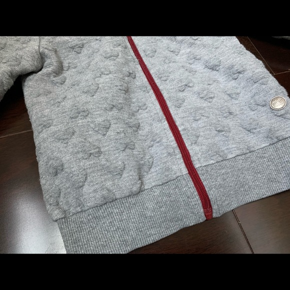 Brums 3D heart print zipper hooded jacket, 18 mo - Picture 4 of 6
